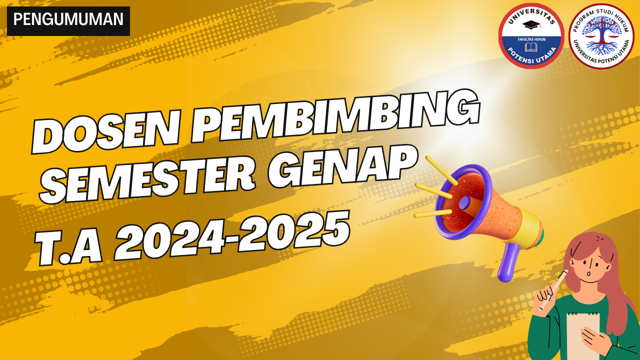 Pengumuman Dosen Pembimbing Genap T.A 2024-2025